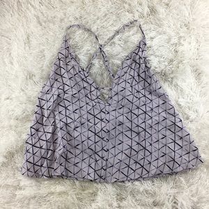 Silence and Noise Urban Outfitters Top Purple Tank